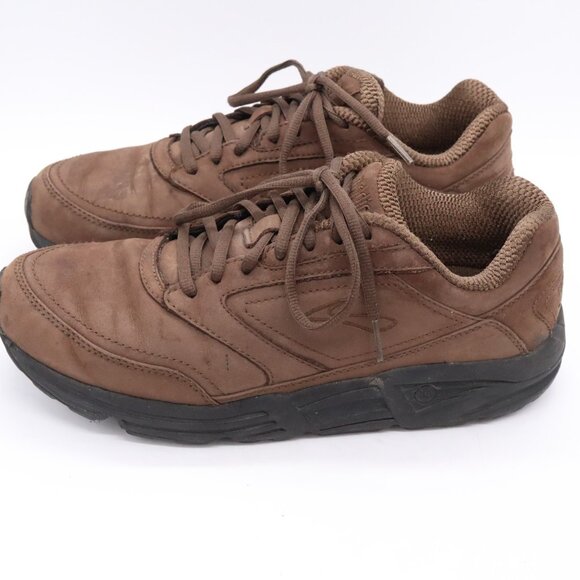 Brooks Addiction Walker Men’s Size 10 Brown Suede Shoes Sneakers Walking Comfort - Picture 5 of 11